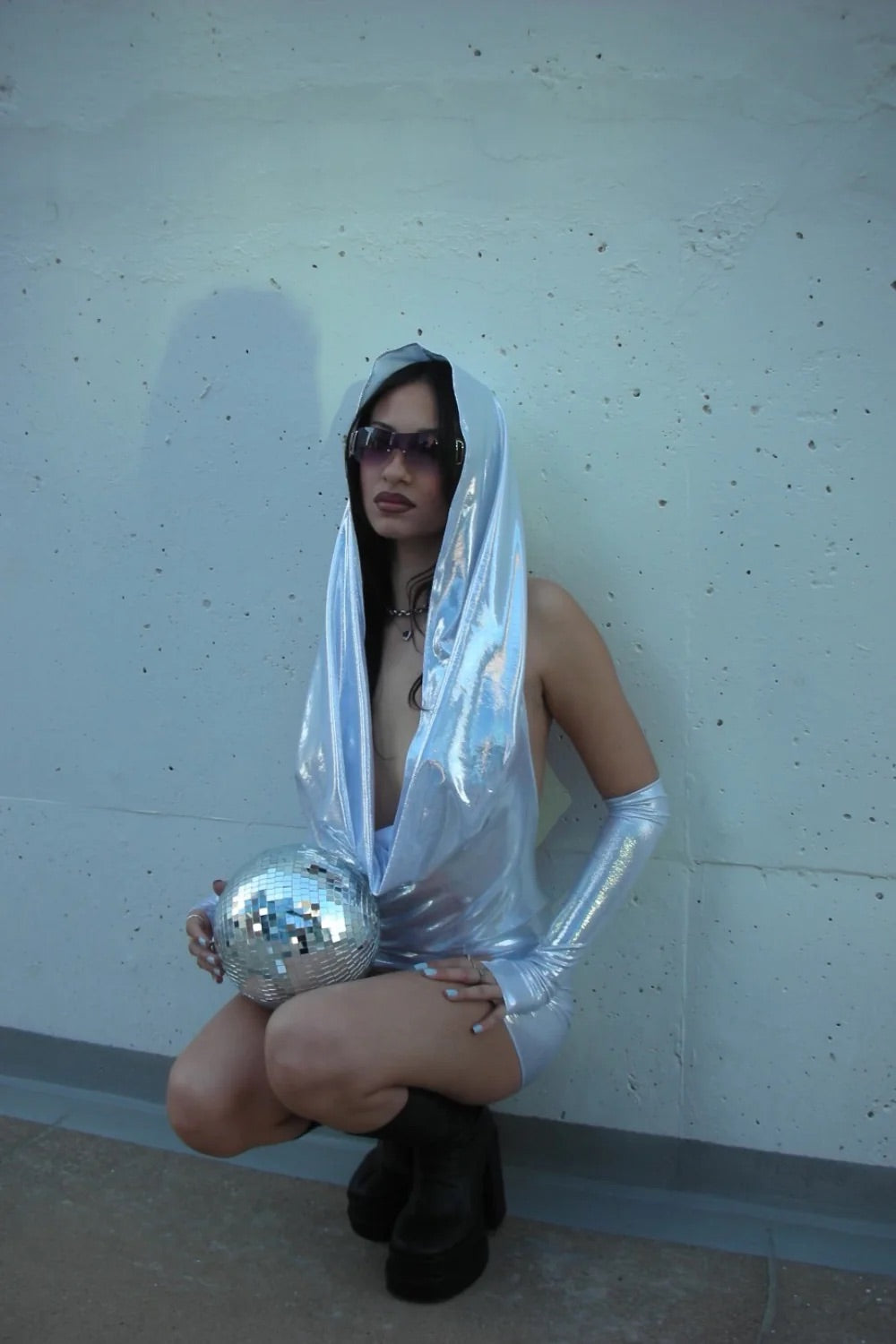 It Girl Cowl Hood Dress