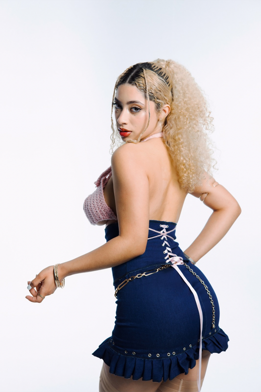 Tease Denim Skirt Set